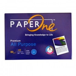 A5 80gsm Paperone Blue All Purpose Copy Paper (500 Sheets)