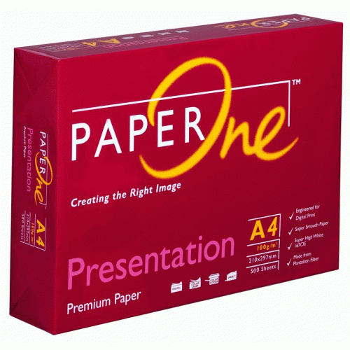 A4 100gsm PaperOne Presentation Paper (4 reams) A4 100gsm PaperOne Presentation Paper (4 reams)