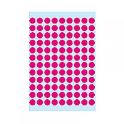 Herma 1836 08mm Col Dots - Rosy