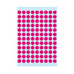 Herma 1836 08mm Col Dots - Rosy