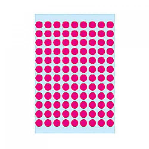 Herma 1836 08mm Col Dots - Rosy