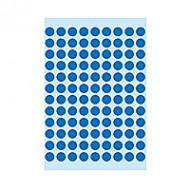 Herma 1833 08mm Col Dots - D/Blue