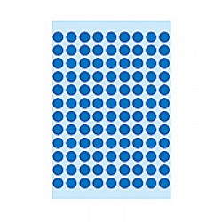 Herma 1833 08mm Col Dots - D/Blue