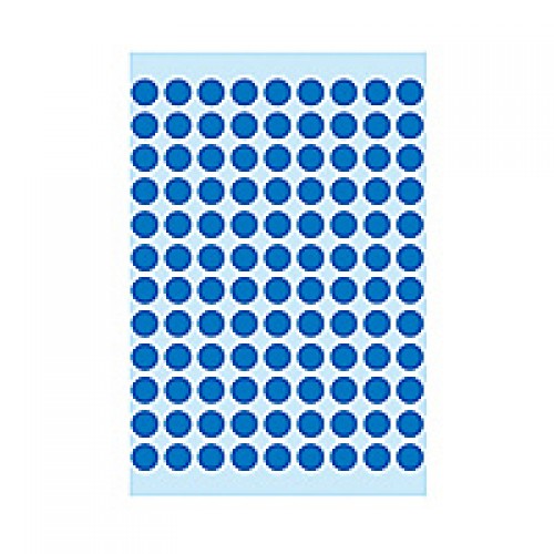 Herma 1833 08mm Col Dots - D/Blue