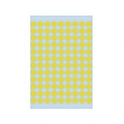 Herma 1841 08mm Col Dots - Yellow