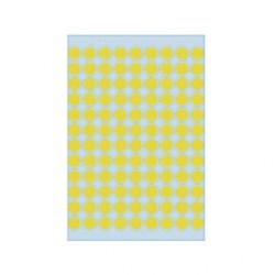 Herma 1841 08mm Col Dots - Yellow