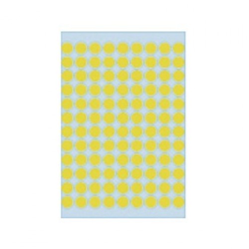 Herma 1841 08mm Col Dots - Yellow