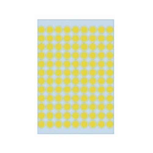 Herma 1841 08mm Col Dots - Yellow