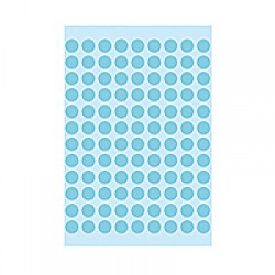 Herma 1843 08mm Col Dots - Blue