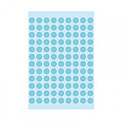 Herma 1843 08mm Col Dots - Blue