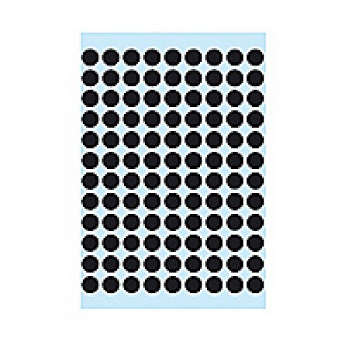 Herma 1849 08mm Col Dots - Black