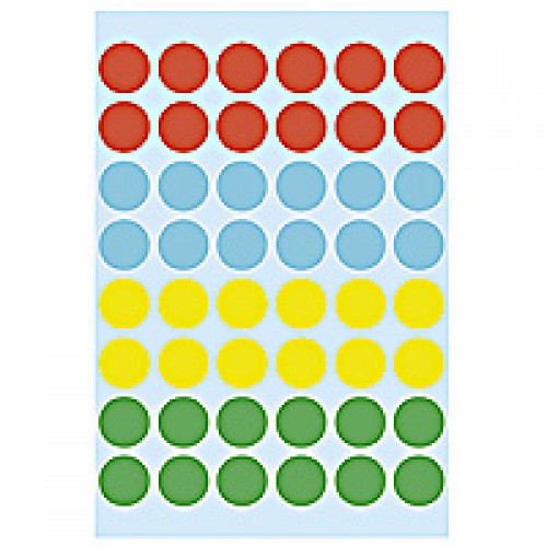 Herma 1851 12mm Col Dots - Asrt Col