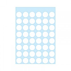 Herma 1860 12Mm Col Dots - White