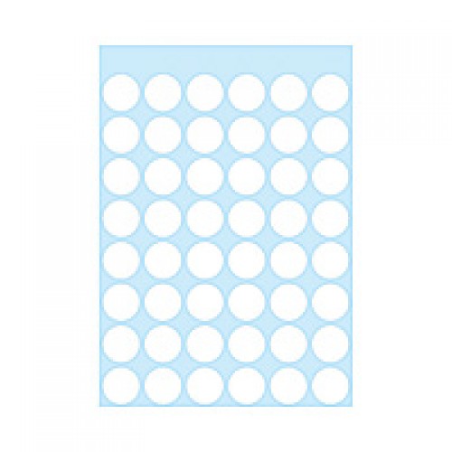Herma 1860 12Mm Col Dots - White