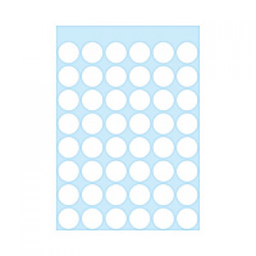 Herma 1860 12Mm Col Dots - White