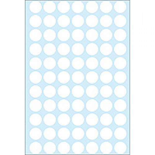 Herma 2230 13Mm Col Dots - White 