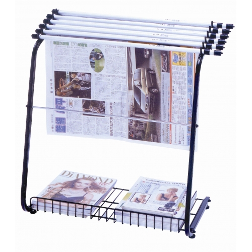 STZ Newspaper Rack with Hangers 42410 STZ Newspaper Rack with Hangers 42410
