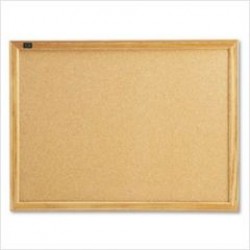S208-90 Corkboard with Wooden Frame