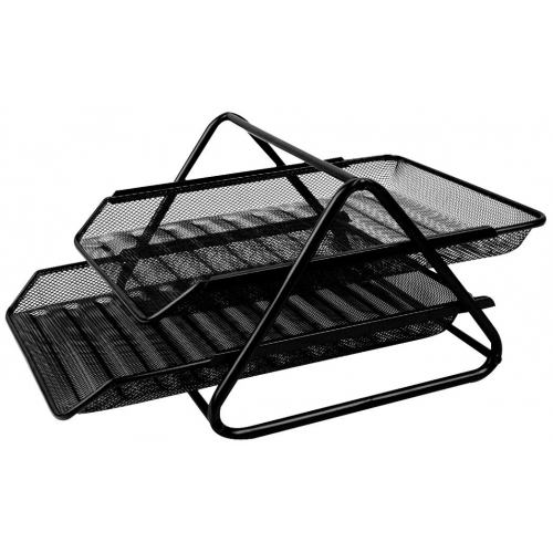 2-Tier Mesh Wire Metal Tray 2-Tier Mesh Wire Metal Tray