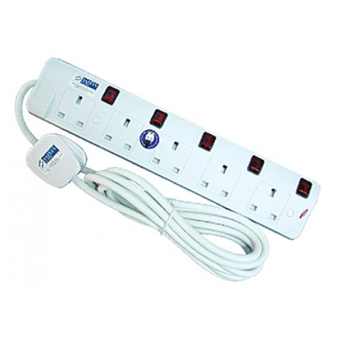 5-Way Portable Socket Outlet (6m) 5-Way Portable Socket Outlet (6m)