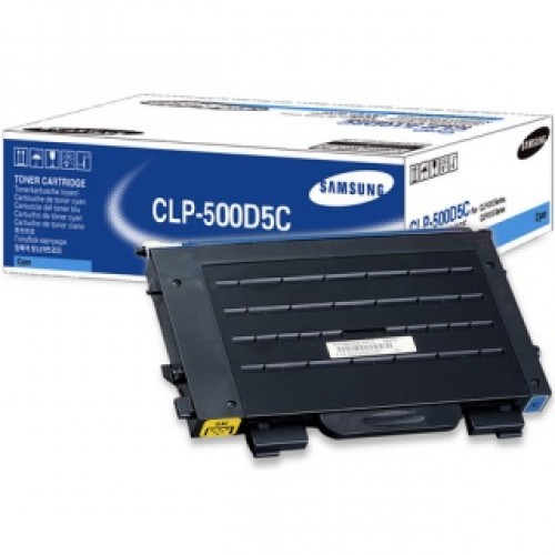 Samsung CLP-500D5C Cyan toner cartridge Samsung CLP-500D5C Cyan toner cartridge