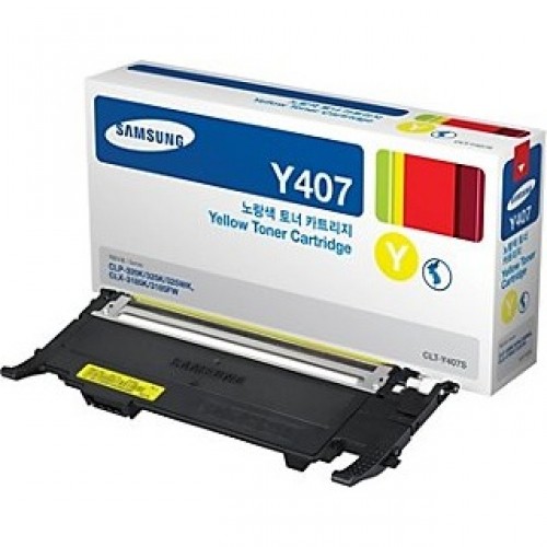 Samsung CLT-Y407S Yellow Toner Cartridge Samsung CLT-Y407S Yellow Toner Cartridge