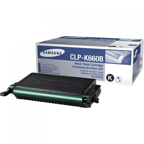 Samsung CLP-K660B Black Toner Cartridge Samsung CLP-K660B Black Toner Cartridge
