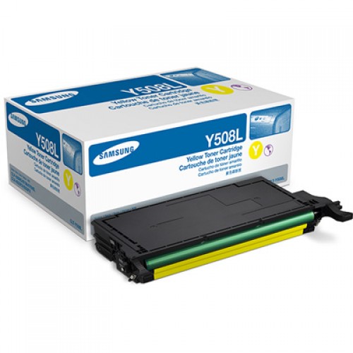 Samsung CLT-Y508L Yellow Toner Cartridge Samsung CLT-Y508L Yellow Toner Cartridge