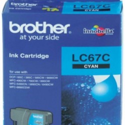 Brother Ink Cartridge LC67C Cyan