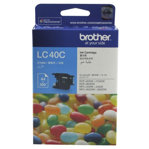 Brother LC-40C Ink Cartridge Cyan