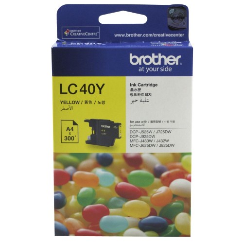 Brother LC-40Y Ink Cartridge Yellow