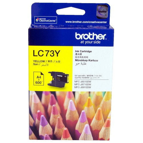 Brother LC-73Y Ink Cartridge Yellow
