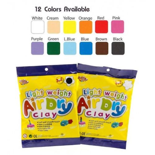 Kiddy Light Weight Air Dry Clay (5 packs)