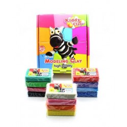Kiddy Plasticine Clay 24 Pieces in Display Box