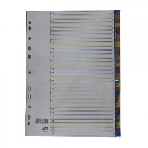 PP Plastic Colour Divider Nos.1-31