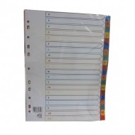 PP Plastic Colour Divider A-Z