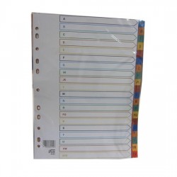 PP Plastic Colour Divider A-Z