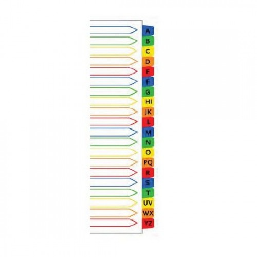 Mylar Colour Index Divider A-Z (iFax)