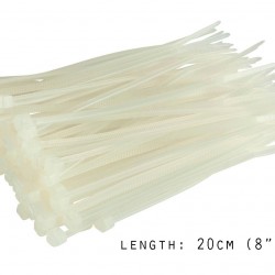 Nylon Cable Tie - White